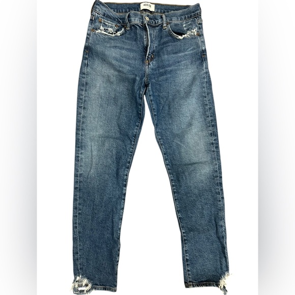 Agolde Toni Mid Rise ankle Straight Leg in Stratosphere size 28 - Picture 3 of 6